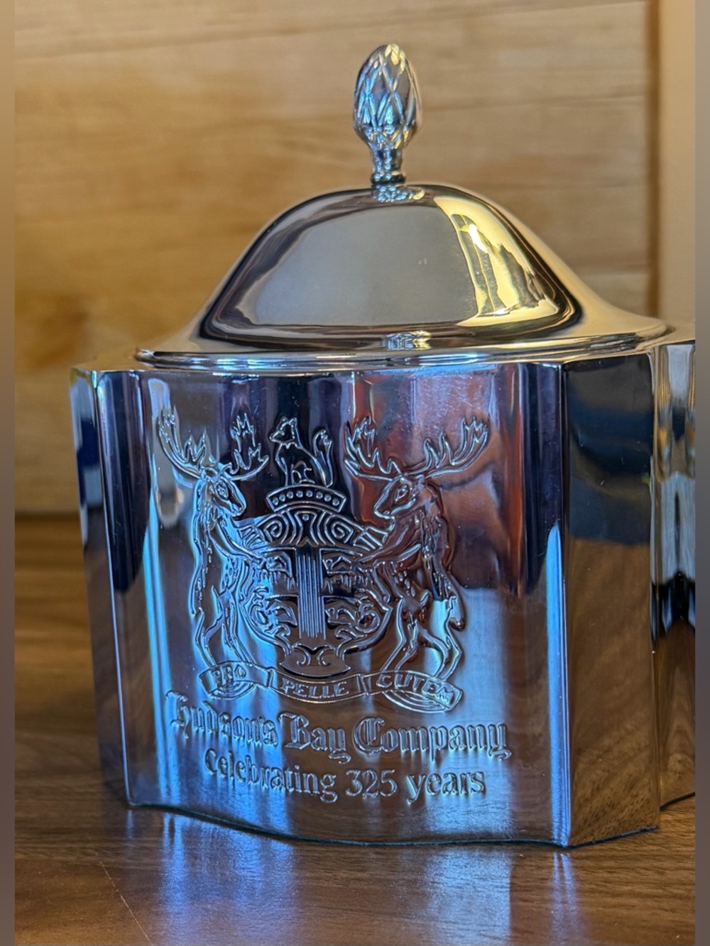 Hudson's Bay Company  Silver Plated Decorative Tea Caddy - Silver